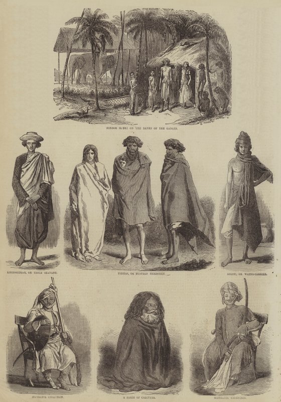 Bocetos de la India (grabado) de English School