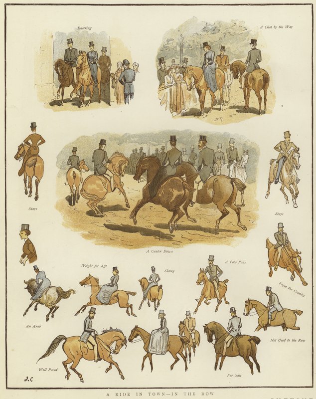 Bocetos a caballo de English School