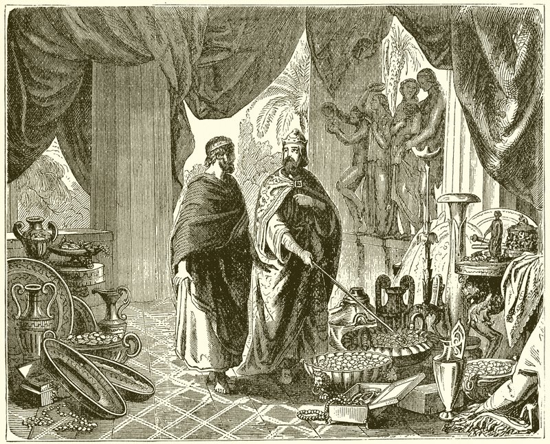 Solón en el tesoro de Creso de English School