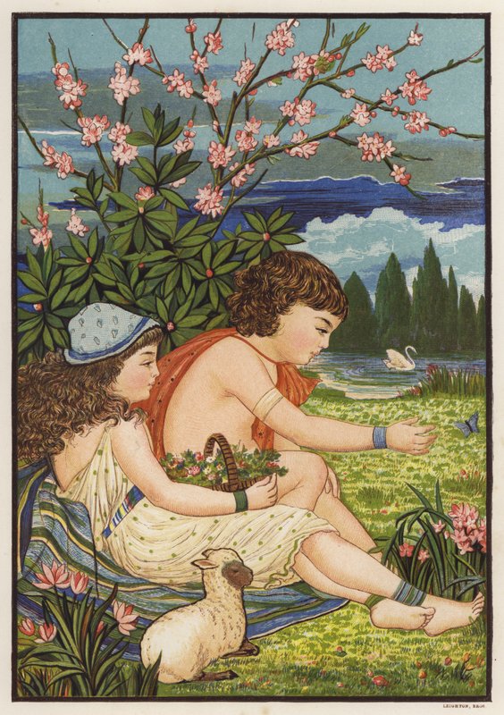 Primavera (litografia de color) de English School