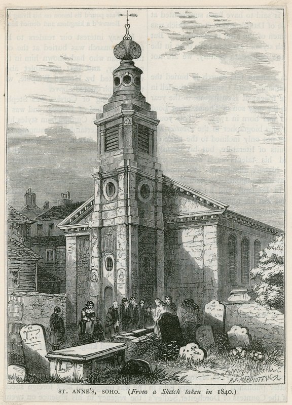 Iglesia de St Annes, Soho de English School