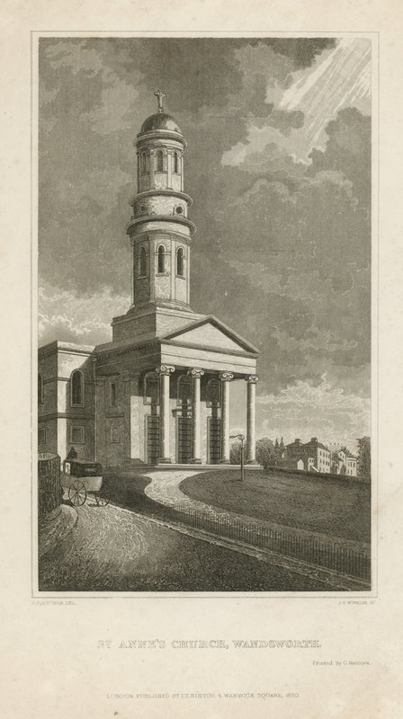 Iglesia de Santa Ana en Wandsworth de English School