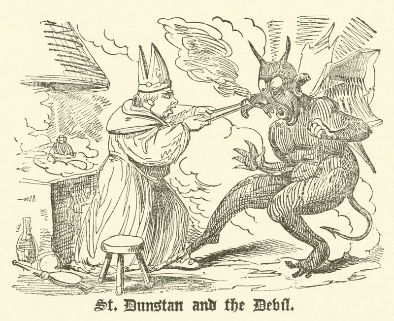 San Dunstan y el Diablo de English School