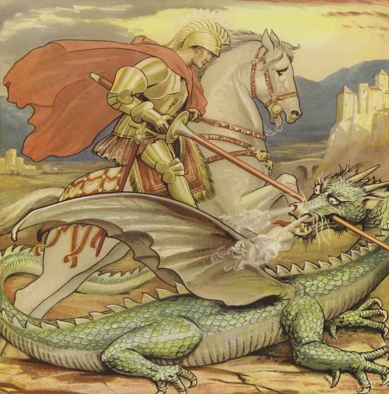 San Jorge y el dragón de English School