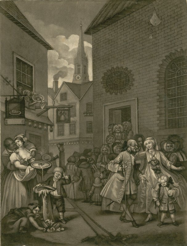 St Giles in the Fields, Londres de English School