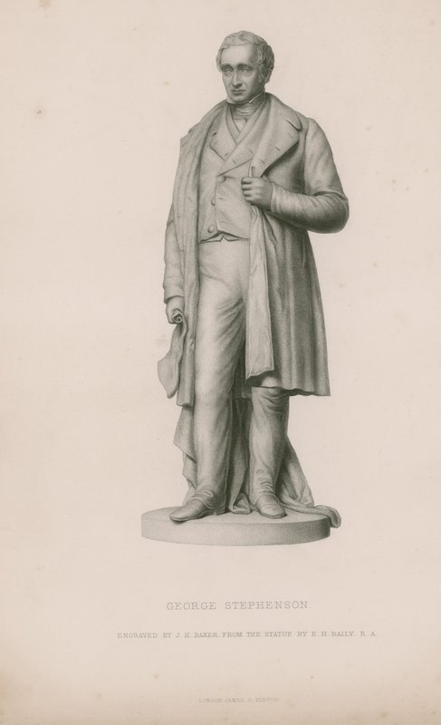Estatua de George Stephenson de English School