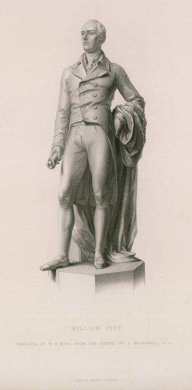 Estatua de William Pitt de English School