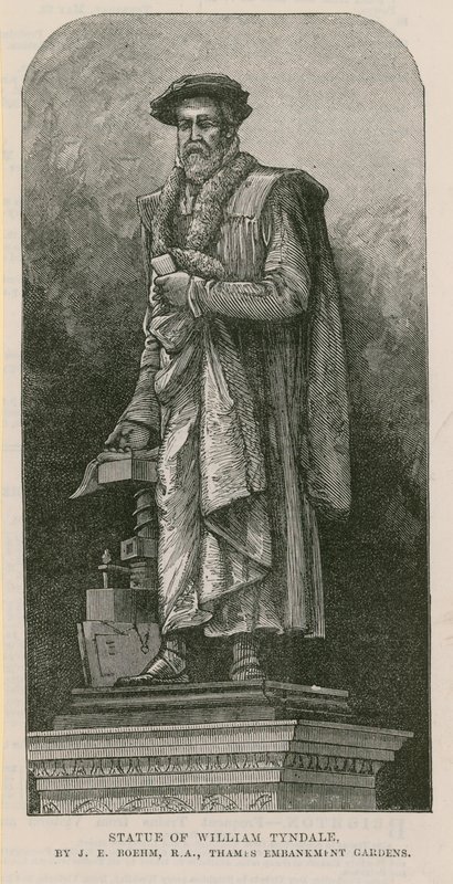 Estatua de William Tyndale de English School