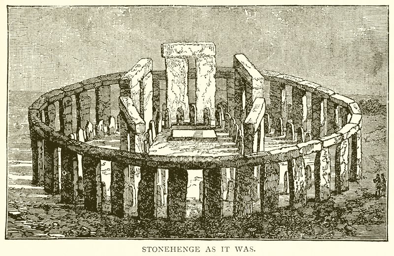 Stonehenge como era de English School