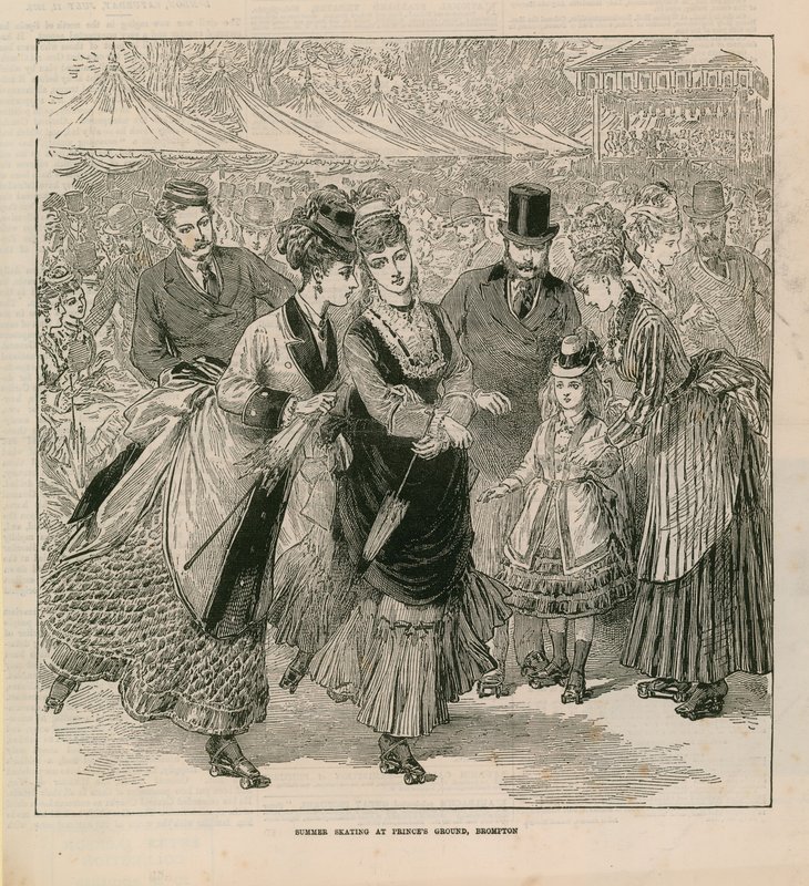 Patinaje de verano en Princes Ground, Brompton de English School