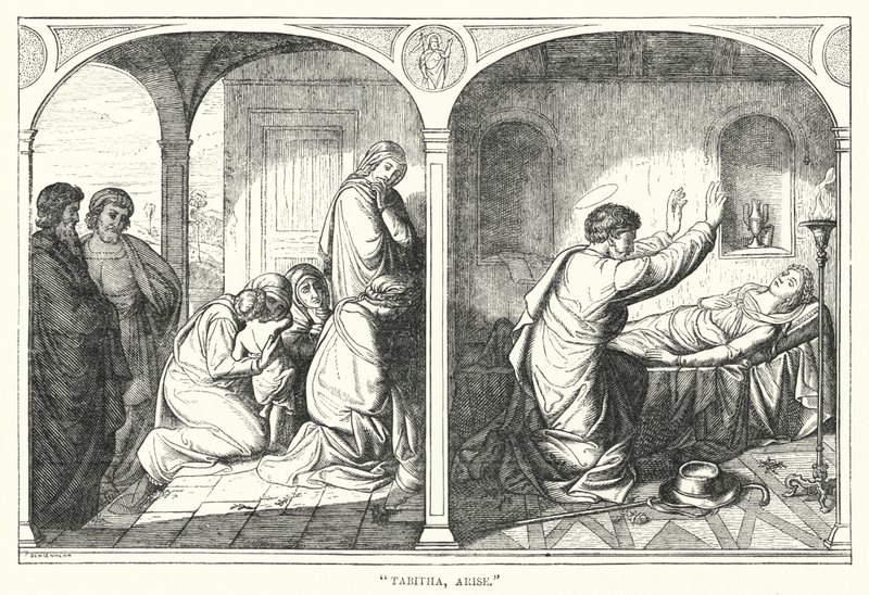 "Tabita, Levántate" (grabado) de English School
