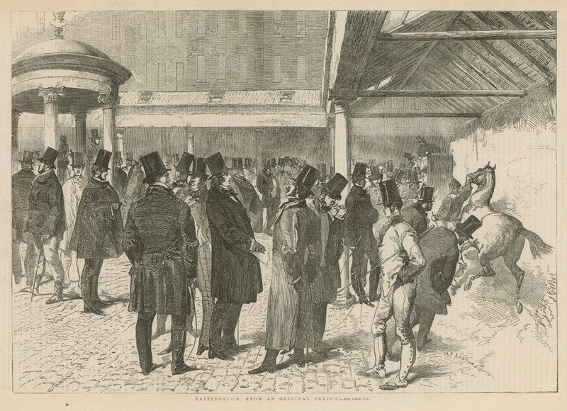 Subastadores de caballos de carrera de Tattersalls de English School