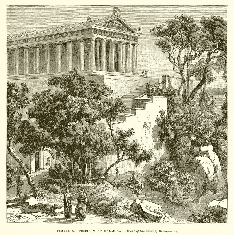 Templo de Poseidón en Kalauna de English School