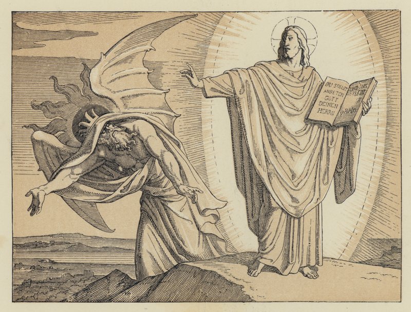 Tentación de Cristo de English School