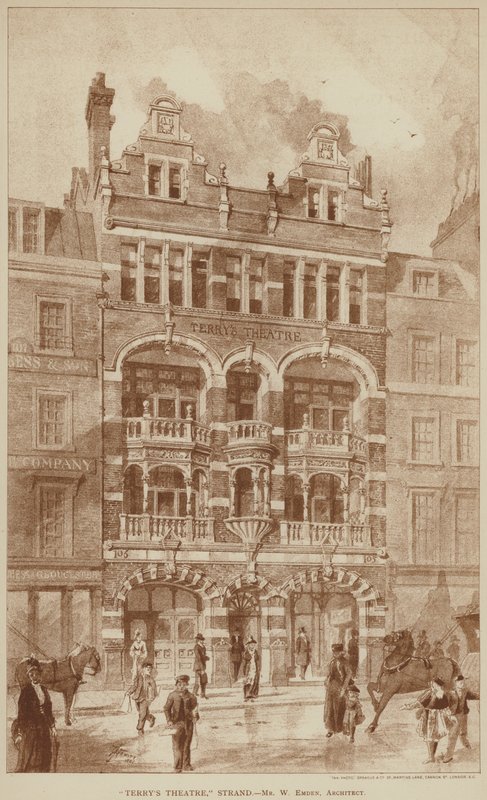 "Teatro de Terry," Strand (grabado) de English School