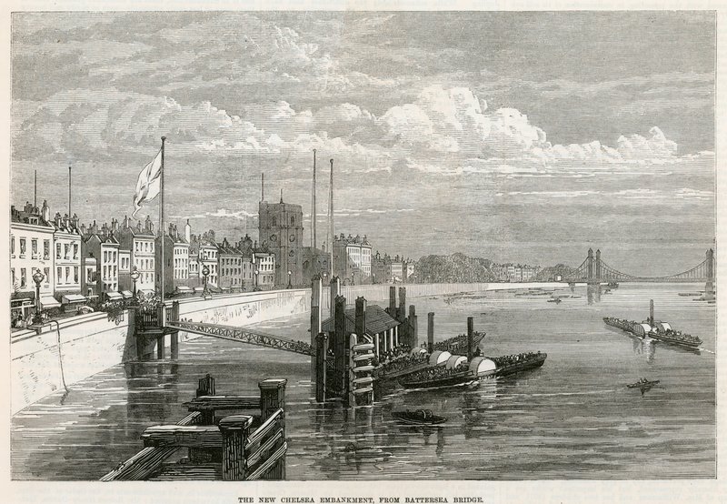 Thames Embankment en Chelsea de English School