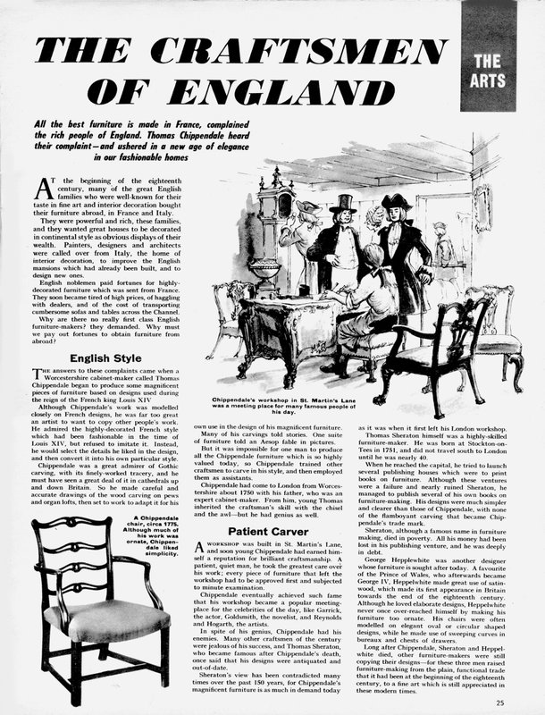 Las Artes: Los Artesanos de Inglaterra de English School