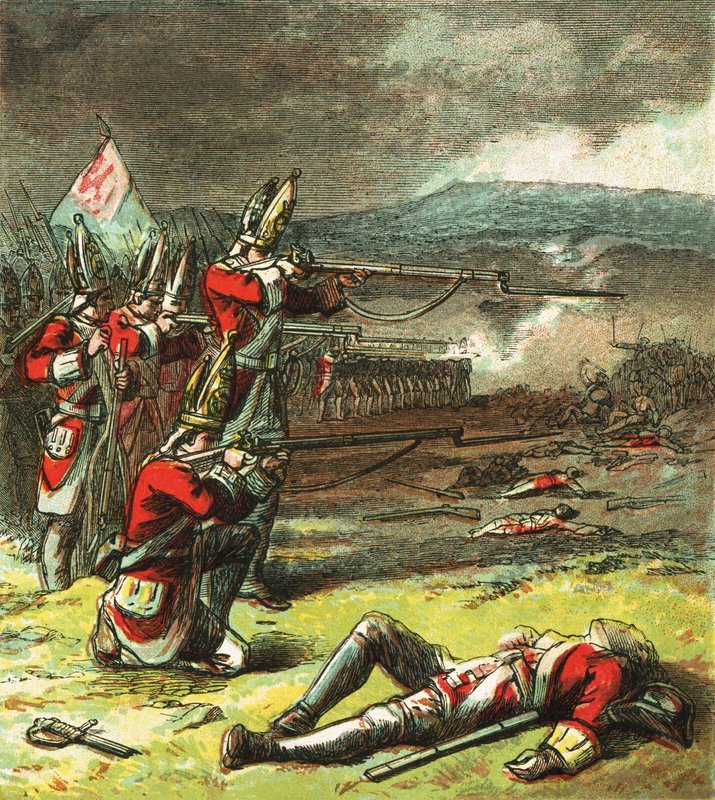La Batalla de Culloden de English School