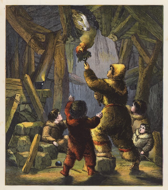 El Oso (litografía en color) de English School