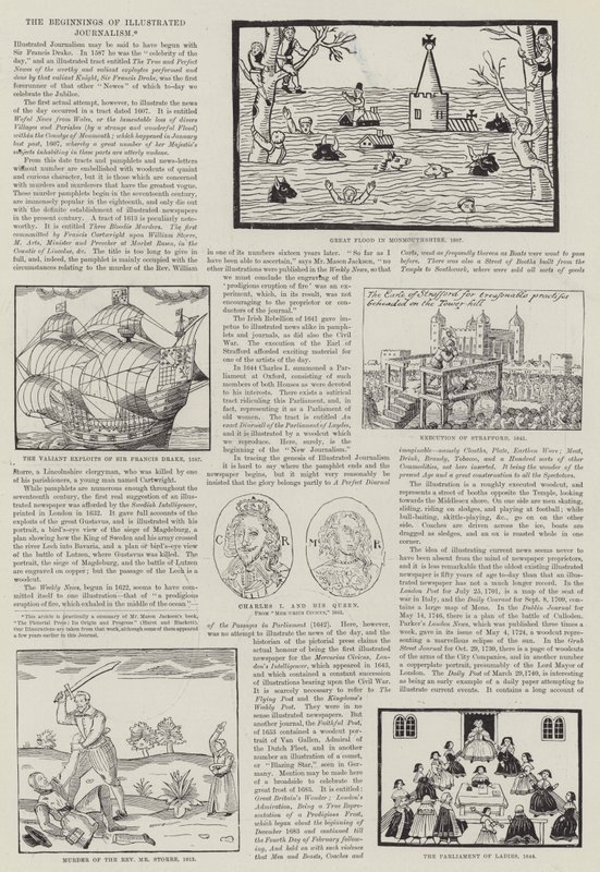 Los comienzos del periodismo ilustrado de English School