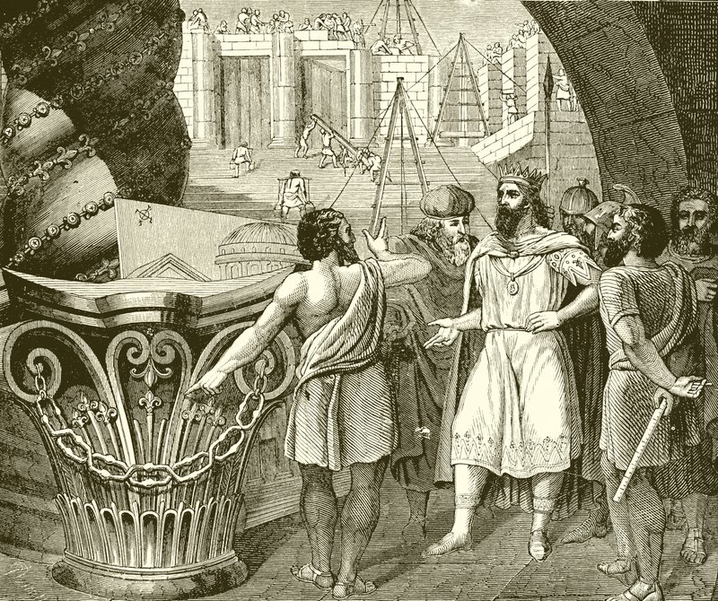 La construcción del Templo de Salomón de English School