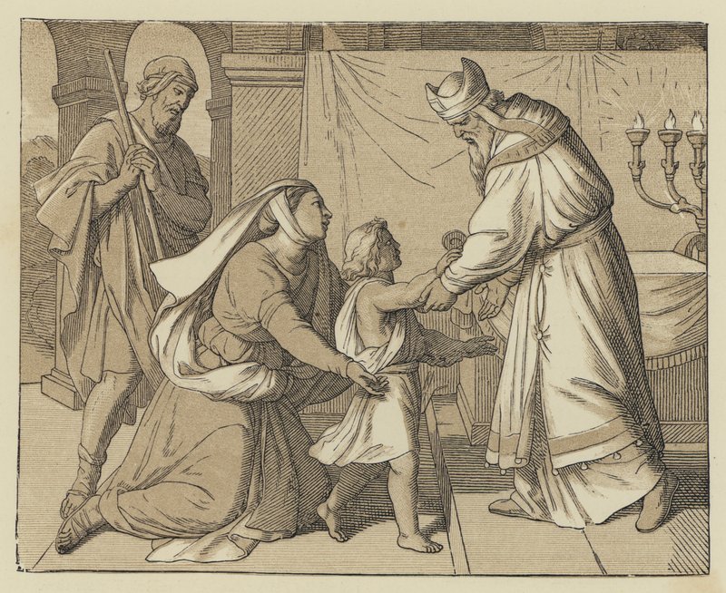 La llamada de Samuel (grabado) de English School