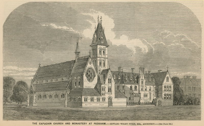 La Iglesia y Monasterio de los Capuchinos en Peckham de English School