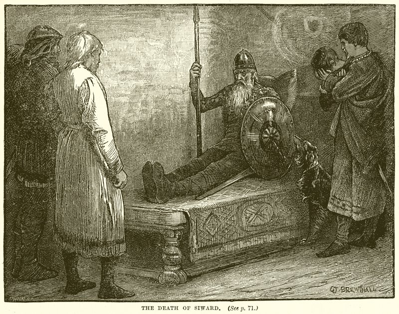 La muerte de Siward de English School