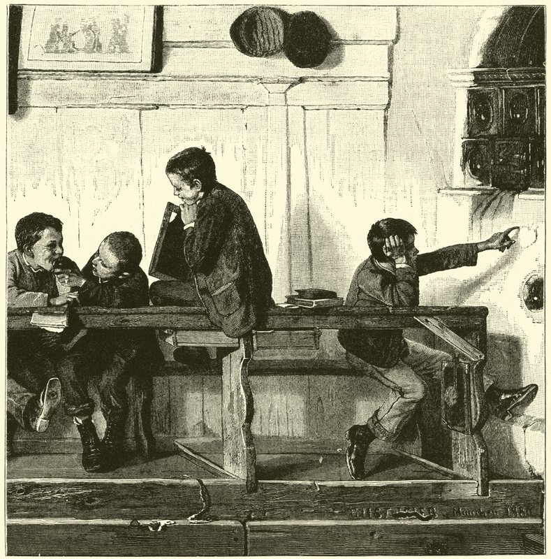 El banco de los tontos de English School