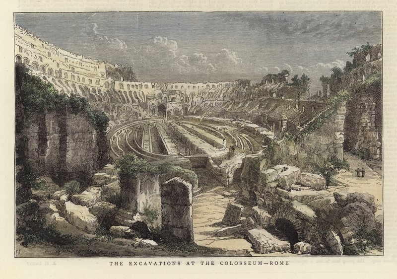 Las excavaciones en el Coliseo de English School