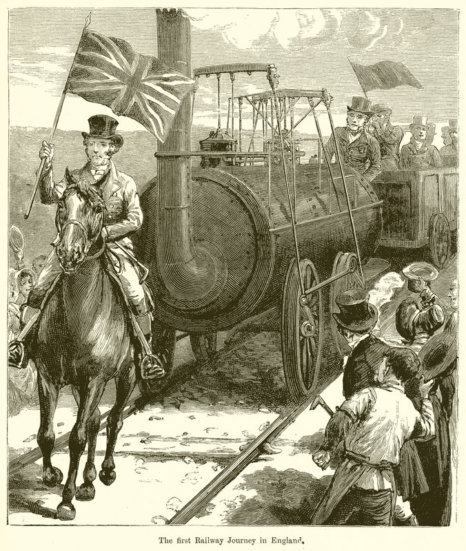 El primer viaje en tren en Inglaterra de English School
