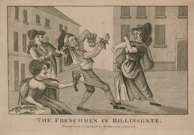 Los franceses en Billingsgate de English School