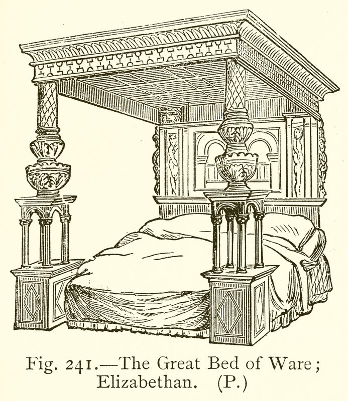 La gran cama de Ware; Isabelina de English School