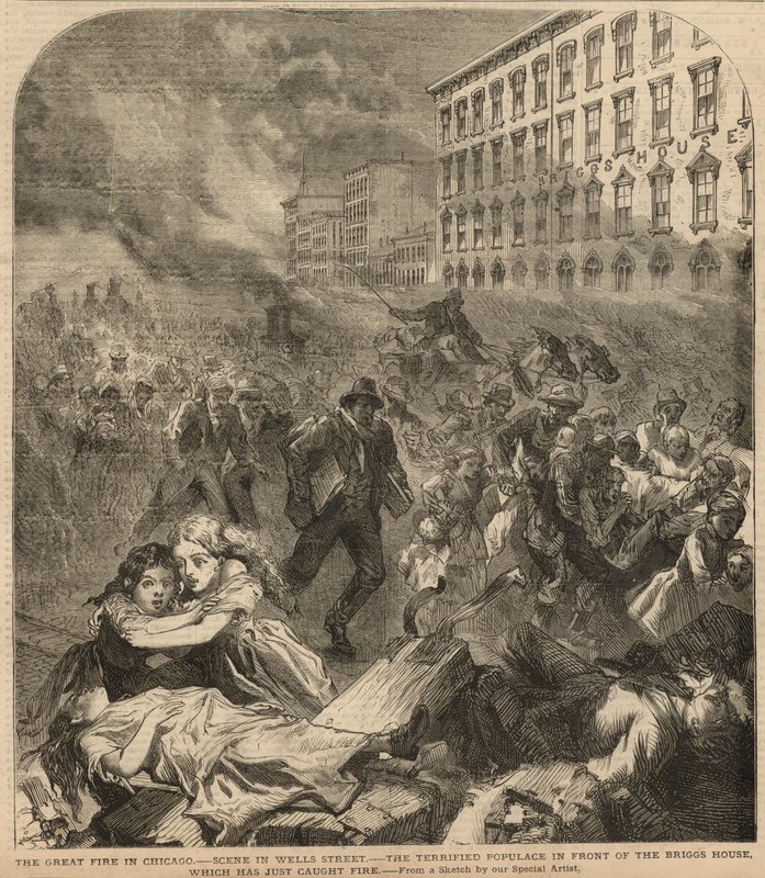 El Gran Incendio de Chicago de English School