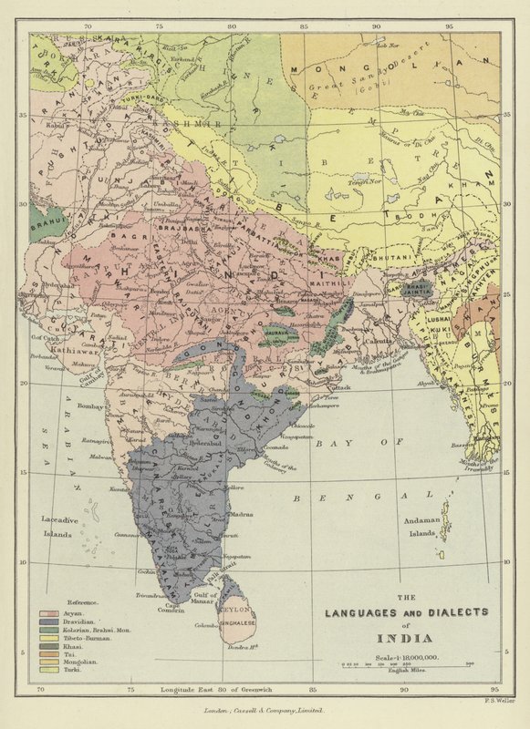 Las lenguas y dialectos de la India de English School