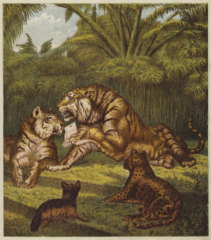 La recepción del león de English School