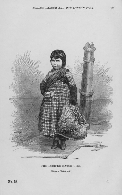 La Chica de los Fósforos (grabado) de English School