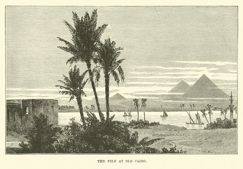 El Nilo en El Cairo Antiguo de English School