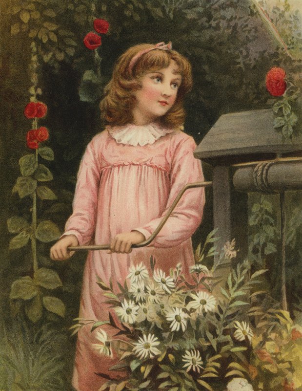 El viejo pozo (cromolito) de English School