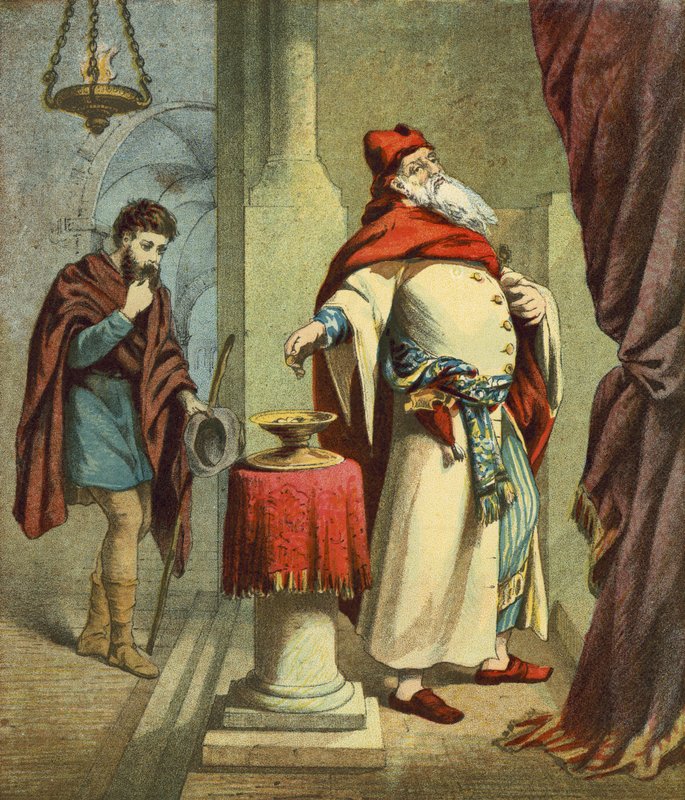 El Fariseo y el Publicano de English School