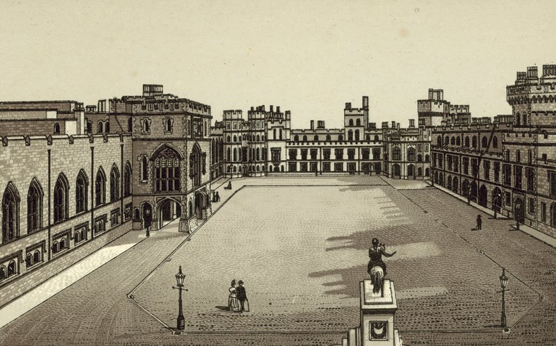 El cuadrángulo del Castillo de Windsor de English School