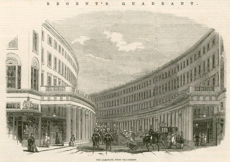 El Cuadrante, Regent Street, Londres de English School