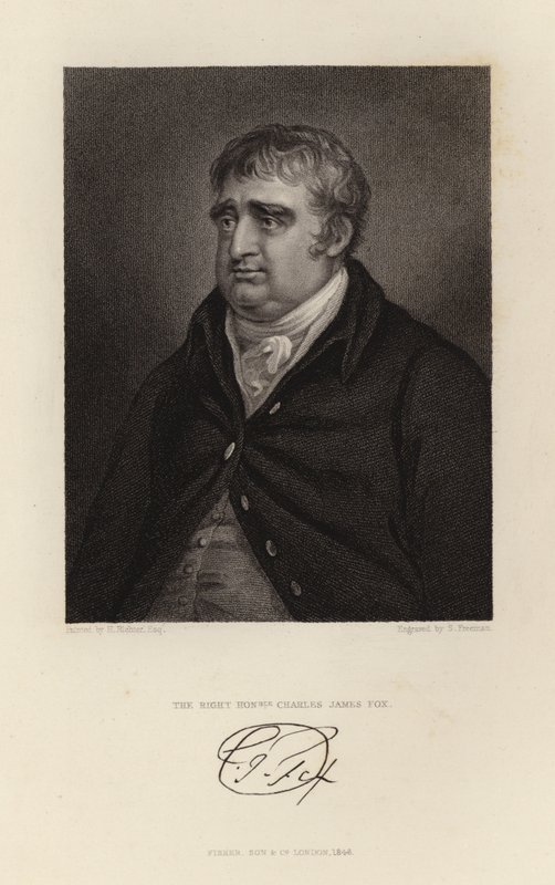 El Muy Honorable Charles James Fox de English School