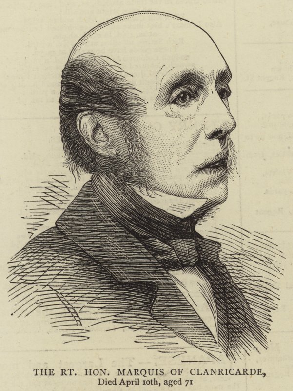 El Muy Honorable Marqués de Clanricarde (grabado) de English School