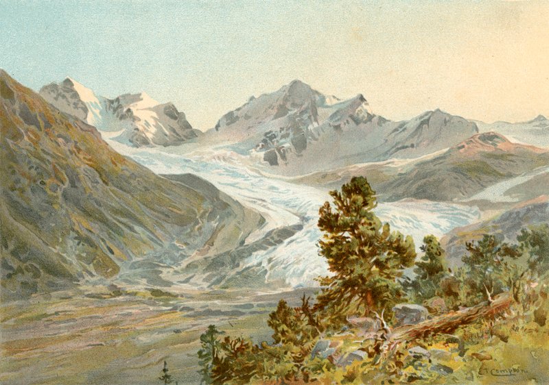 El glaciar Rosegg de English School