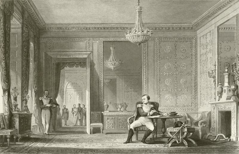 El Salón de la abdicación, Fontainebleau de English School