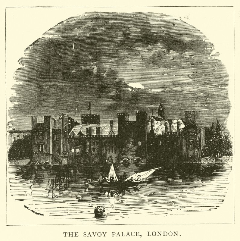 El Palacio de Savoy, Londres de English School