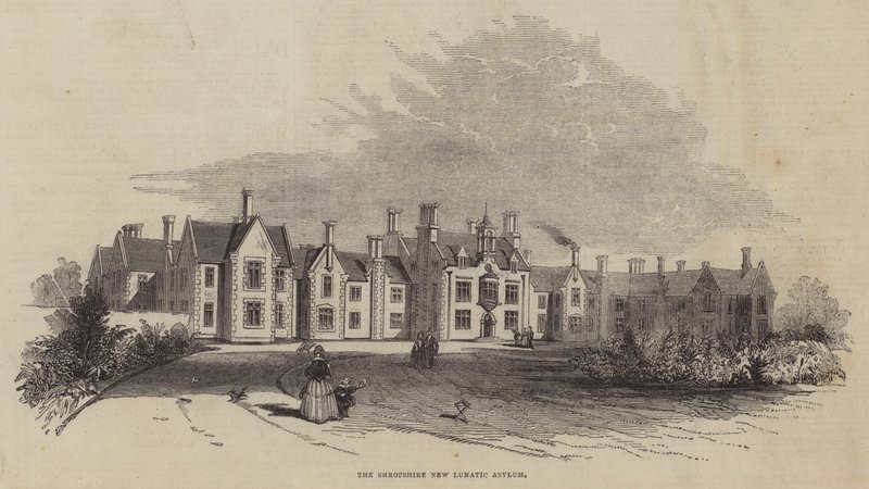 El nuevo asilo de lunáticos de Shropshire de English School