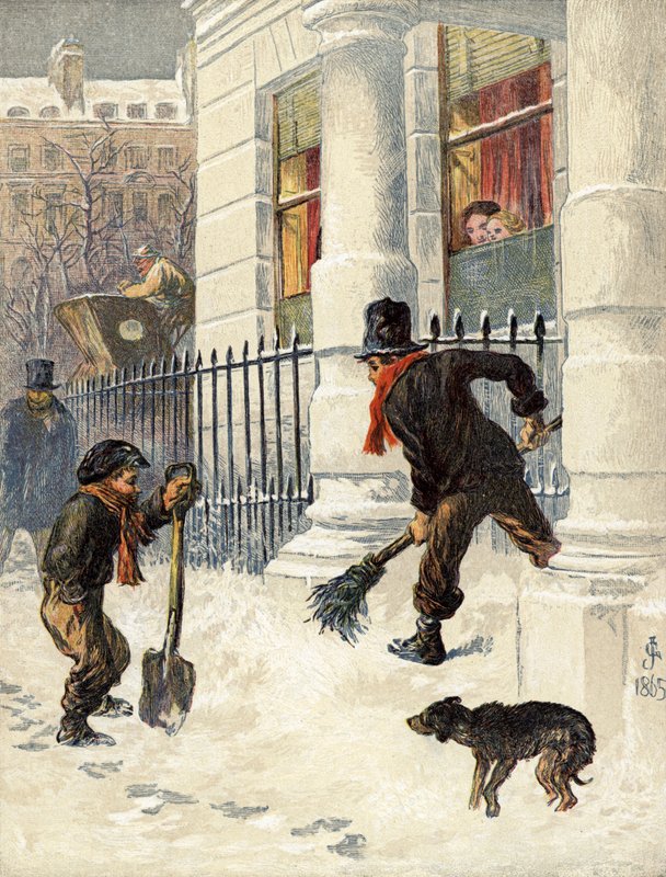 Los barredores de nieve de English School