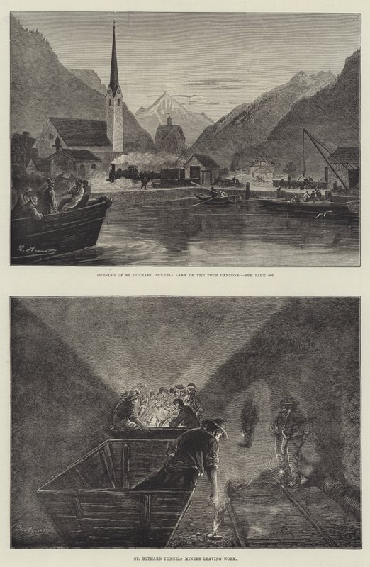 El Túnel del Ferrocarril de San Gotardo de English School